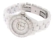 CHANEL　シャネル　J12/12PD　H1628　レディース時計　クォーツ　ホワイト文字盤【430】2147200529950