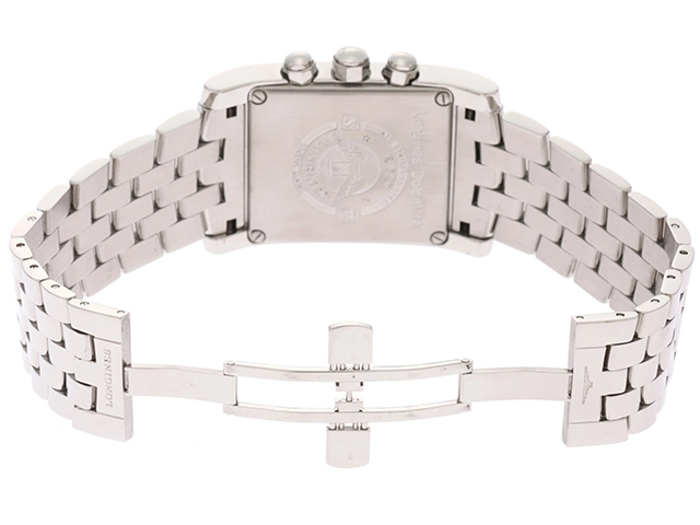 LONGINES ロンジン ドルチェヴィータクロノ L5.687.4 ホワイト文字盤 ステンレススチール クオーツ メンズ時計【207】2147200530970