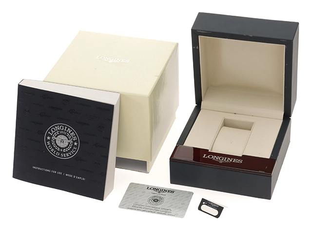 LONGINES ロンジン ドルチェヴィータクロノ L5.687.4 ホワイト文字盤 ステンレススチール クオーツ メンズ時計【207】2147200530970