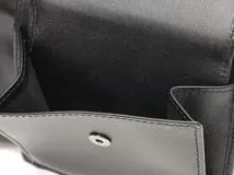 BVLGARI　ブルガリ　オクト2つ折り財布　ブラックレザー　36964　2147200533025　【205】
