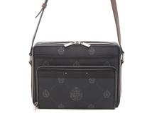 Berluti ベルルッティ クレスト マイルズＭＭ ブラック ショルダーバッグ ＰＶＣ／レザー　【472】NY