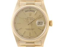 ROLEX　ロレックス　デイデイト　36　 YG　シャンパン　18038　男女兼用　自動巻き2147200533506【432】