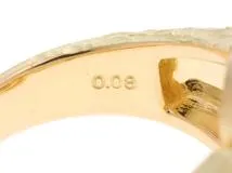 TASAKI タサキ 貴金属・ジュエリー 指輪・リング K18 ブラックオパール ダイヤモンド(0.08ct)  2147200533599【430】