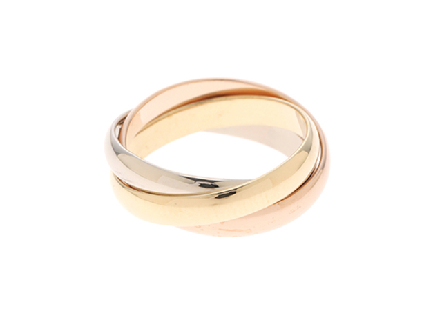 Cartier - カルティエ トリニティリング K18PG #52 B4218800 - リング  