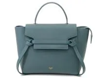 CELINE セリーヌ マイクロ ベルトバッグ プルシアンブルー カーフ 189153ZVA.07PS【434】2147200534756