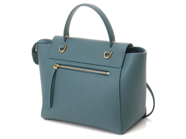 CELINE セリーヌ マイクロ ベルトバッグ プルシアンブルー カーフ 189153ZVA.07PS【434】2147200534756