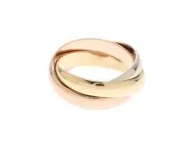 CARTIER カルティエ トリニティリング 3カラー 約6.7g 8号 2147200534862 【432】