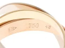 CARTIER カルティエ トリニティリング 3カラー 約6.7g 8号 2147200534862 【432】