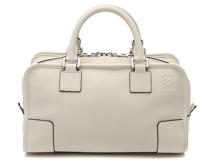 LOEWE　ロエベ　2WAYバッグ　アマソナ28　ホワイト　カーフ【433】2147200535395