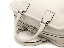 LOEWE　ロエベ　2WAYバッグ　アマソナ28　ホワイト　カーフ【433】2147200535395
