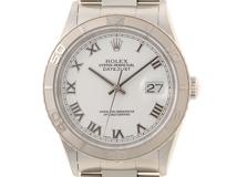 ROLEX　ロレックス　サンダーバード　16264　自動巻き　回転ベゼル　ブラック　100m　ステンレススティール×ホワイトゴールド【432】