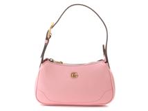 GUCCI　グッチ アフロディーテ　ＧＧマーモント　ミニショルダーバッグ　739076　ピンク　レザー【434】2147200536262