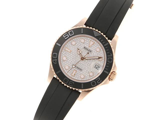 保証期間内 ROLEX ロレックス 268655 ヨットマスター37 パヴェ