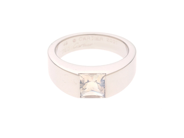 Cartier カルティエ タンク リング K18ホワイトゴールド #49号 ムーン 