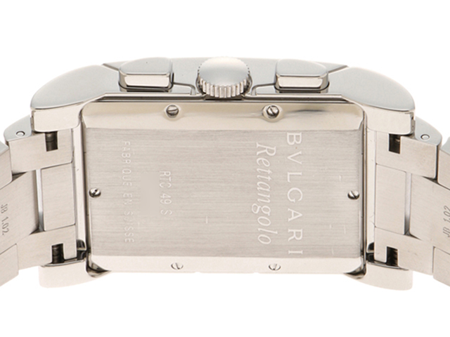 BVLGARI ブルガリ レッタンゴロ クロノグラフ RTC49S ステンレス BVLGARI ブルガリ レッタンゴロ クロノグラフ RTC49S ステンレス