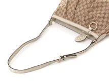 GUCCI　グッチ　スーキー　GGショルダーバッグ ベージュ　アイボリー　キャンバス　レザー　296834【431】2147200540009