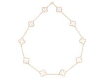 Van Cleef & Arpels　ヴィンテージアルハンブラ　VCARA42800　イエローゴールド　マザー オブ パール10P　23.8g【432】2147200540603