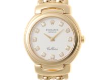 ROLEX ロレックス チェリーニ 6621/8 ホワイト文字盤 イエローゴールド(K18/750)  ダイヤモンド  2147200542058【430】