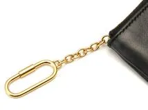 CELINE セリーヌ コインパース キュイル トリオンフ ブラック カーフ 【434】2147200544427