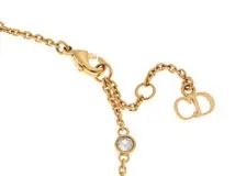 Dior　ディオール　Clair D Luneブレスレット　GP/クリスタル/レジンパール　2147200545455【432】