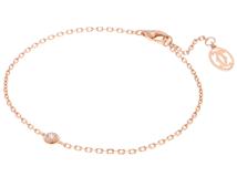 CARTIER カルティエ ダムールレスレット K18ピンクゴールド 1粒ダイヤモンド 約2.2g B6040300 2147200548265 【432】