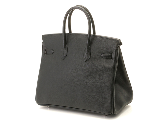 Hermès エルメス バーキン25 ブラック/SV □J刻印(2006年頃
