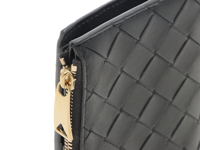 [ボッテガヴェネタ]Medium ソルスティス財布(Black/Grey) 三越伊勢丹 | Bottega Veneta/ボッテガ・ヴェネタ_Women通販
