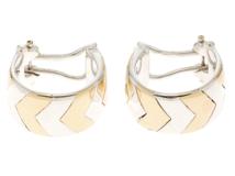 TIFFANY&CO　ティファニー　イヤリング　デザインER　シルバー　イエローゴールド　約15.9g　最長約17cm【431】2147200551821