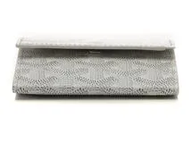 GOYARD ゴヤール マリニー ウォレット ホワイト PVC／カーフ