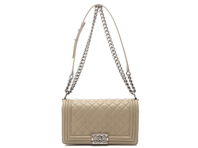 美品 CHANEL ボーイシャネル 25 マトラッセ チェーンショルダーバッグ CHANEL シャネル ボーイシャネル チェーン ショルダーバッグ 25