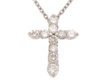 JEWELRY　ジュエリー　ネックレス　PT850/PT900　ダイヤモンド0.52ct　約3.8g　2147200552880【207】