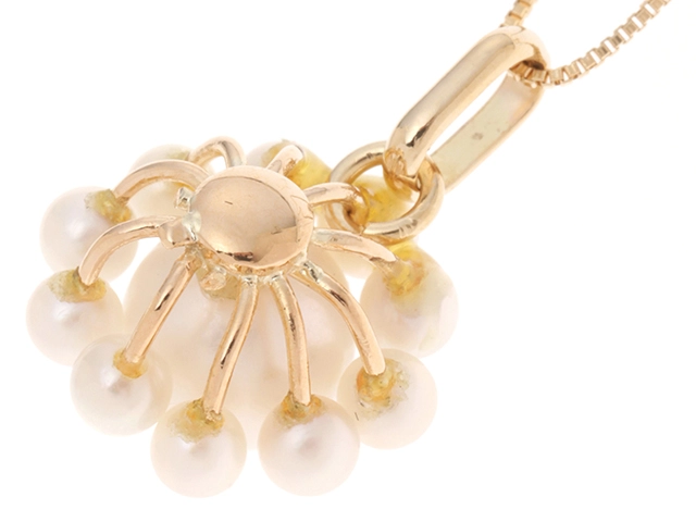 JEWELRY ジュエリー ネックレス K18 ゴールド パール 3.3g 2147200554037