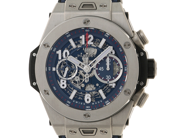 ★超激レア R.17#ADDICTED-BINDING BURTON 最終型！ HUBLOT ウブロ 時計 ビッグバン ウニコ チタニウム ブルー 411