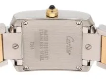 Cartier　カルティエ　タンクフランセーズSM　クォーツ　レディース　YG/SS　W51007Q4　ホワイト　【432】　【 2147200554921】