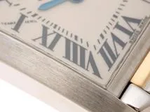 Cartier　カルティエ　タンクフランセーズSM　クォーツ　レディース　YG/SS　W51007Q4　ホワイト　【432】　【 2147200554921】