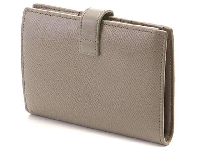 CELINE セリーヌ 財布 ミディアムストラップウォレット グレージュ カーフ 10B643BFP【472】YY