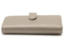 セリーヌ ミディアム ストラップ ウォレット グレージュ 財布　N70 CELINE セリーヌ ミディアムストラップウォレット グレージュ 二つ折り