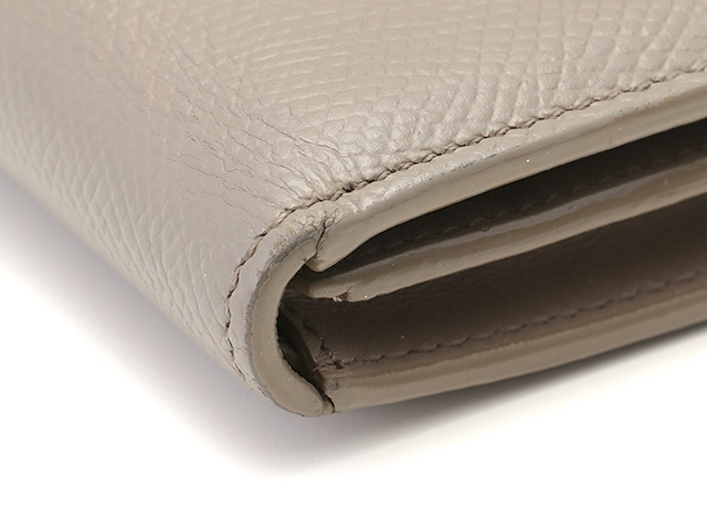 CELINE セリーヌ 財布 ミディアムストラップウォレット グレージュ カーフ 10B643BFP【472】YY