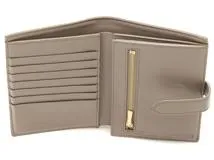 CELINE セリーヌ 財布 ミディアムストラップウォレット グレージュ カーフ 10B643BFP【472】YY