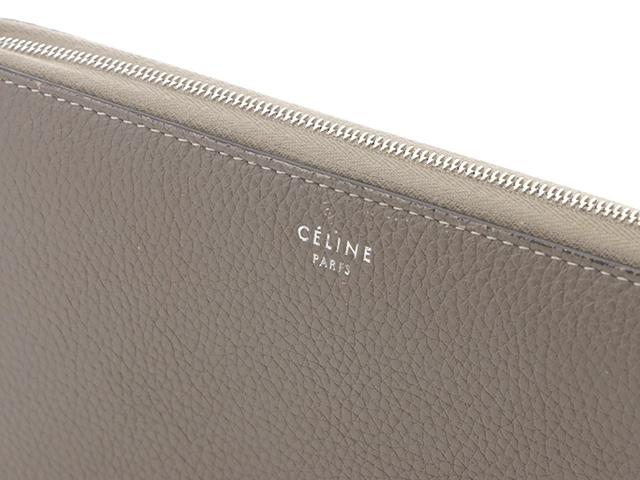 CELINE　セリーヌ　ラージジップドンマルチファンクション　スリ/イエロー　カーフ　長財布　レディース　【436】　2147200556819