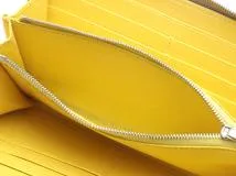 CELINE　セリーヌ　ラージジップドンマルチファンクション　スリ/イエロー　カーフ　長財布　レディース　【436】　2147200556819