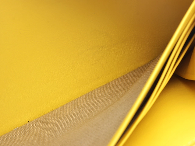 CELINE　セリーヌ　ラージジップドンマルチファンクション　スリ/イエロー　カーフ　長財布　レディース　【436】　2147200556819