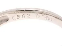 JEWELRY　ジュエリー　 リング　プラチナ　PT900　ダイヤモンド0.562ct/0.64ct 　鑑定書　約5.5g　10号　2147200557465【207】