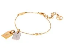 LOUIS VUITTON ルイヴィトン ブレスレット・ナノグラム GP ゴールド