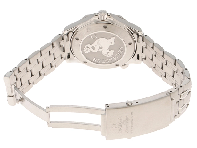 OMEGA オメガ 腕時計 シーマスターダイバー300 2221.80 ステンレススチール ブルー文字盤 クオーツ【472】MN