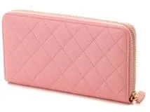 シャネル マトラッセ ロングウォレット ピンク CHANEL シャネル マトラッセ ロングジップウォレット ラムスキン
