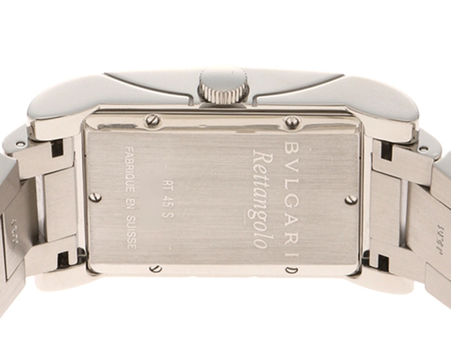 BVLGARI　ブルガリ　レッタンゴロSS　RT45S　ステンレス　男性用自動巻き時計【473】