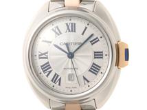 Cartier　カルティエ　クレ　ドゥ　カルティエ　W2CL0004　ピンクゴールド/ステンレススチール　自動巻き　レディース　腕時計　C
