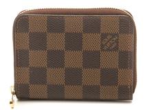 LOUIS VUITTON　ルイ・ヴィトン　ジッピー・コインパース　ダミエ・エベヌ　N63070　ブラウン　小銭入れ　2147200565101【207】