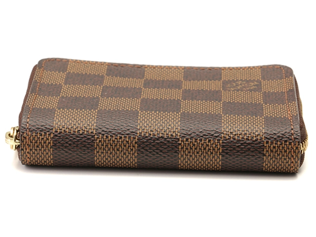 LOUIS VUITTON ルイ・ヴィトン ジッピー・コインパース ダミエ・エベヌ N63070 ブラウン 小銭入れ 2147200565101【207】